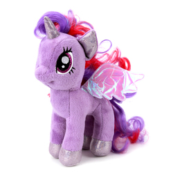 Size: 600x600 | Tagged: safe, twilight sparkle, alicorn, pony, unicorn, g4, doll, female, glitter, irl, mare, photo, plushie, toy, twilight sparkle (alicorn), wings