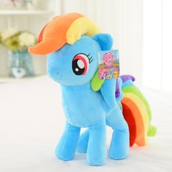 Size: 650x650 | Tagged: safe, rainbow dash, pony, g4, doll, female, irl, mare, my little pony logo, photo, plushie, toy