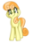 Size: 1090x1500 | Tagged: safe, artist:northwindsmlp, junebug, earth pony, pony, g4, background removed, female, mare, simple background, solo, transparent background, white outline