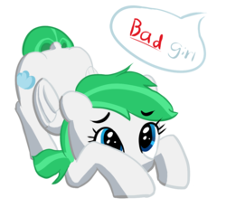 Size: 1020x980 | Tagged: safe, artist:stillsings, oc, oc only, oc:zephyr, pegasus, pony, fanfic:zephyr, /ptfg/, bad girl, behaving like a dog, cute, dialogue, dock, face down ass up, fanfic, fanfic art, female, floppy ears, looking up, mare, ocbetes, offscreen character, pet, pony pet, sad, sadorable, simple background, solo, speech bubble, transparent background