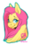 Size: 1386x1977 | Tagged: safe, artist:keekoi, fluttershy, pegasus, pony, g4, bust, colored pupils, cute, female, heart eyes, mare, palindrome get, portrait, shyabetes, simple background, solo, transparent background, wingding eyes