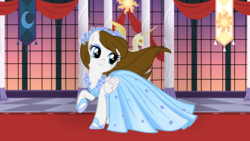 Size: 3580x2014 | Tagged: safe, artist:nstone53, oc, oc only, pegasus, pony, clothes, dress, female, flower, flower in hair, gala dress, high res, mare, pegasus oc, shoes, solo