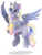 Size: 1920x2510 | Tagged: safe, artist:pvrii, oc, oc only, oc:aurora, pegasus, pony, bow, female, hair bow, mare, plushie, simple background, solo, transparent background, two toned wings, wings