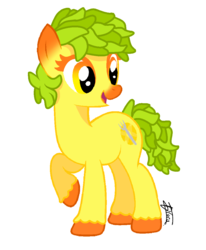 Size: 916x1114 | Tagged: safe, artist:minty joy, oc, oc only, oc:pineapone, earth pony, pony, pineapple, png, simple background, solo