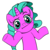 Size: 3576x3576 | Tagged: safe, artist:minty joy, oc, oc only, oc:minty joy, pony, high res, meme, shrug, shrugpony, simple background, solo