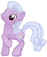 Size: 154x186 | Tagged: safe, artist:pugleg2004, edit, edited screencap, gameloft, screencap, lilac links, earth pony, pony, g4, 3d, app, background pony, background removed, cgi, female, mare, not a vector, picture for breezies, pink eyes, purple, simple background, solo, transparent background