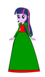 Size: 550x930 | Tagged: safe, artist:cartoonmasterv3, twilight sparkle, alicorn, human, equestria girls, g4, christmas, clothes, female, holiday, long dress, long skirt, simple background, skirt, solo, transparent background, twilight sparkle (alicorn), vector