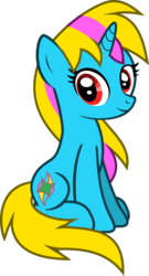 Size: 580x1070 | Tagged: safe, artist:lightningbolt, derpibooru exclusive, oc, oc only, oc:jirehlov solace, pony, unicorn, 2020 community collab, derpibooru community collaboration, g4, .svg available, female, horn, looking at you, mare, show accurate, simple background, sitting, smiling, solo, svg, transparent background, vector