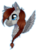 Size: 700x951 | Tagged: safe, artist:clarissa0210, oc, oc only, oc:silver storm, pegasus, pony, bust, female, heterochromia, mare, portrait, simple background, solo, transparent background