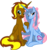 Size: 2640x2793 | Tagged: safe, artist:lightning stripe, derpibooru exclusive, oc, oc only, oc:prince cosmic light, oc:princess sorraia, alicorn, pony, 2020 community collab, derpibooru community collaboration, g4, alicorn oc, beard, commission, couple, facial hair, female, high res, holding hooves, horn, male, mare, ship:sorright, show accurate, simple background, sitting, smiling, stallion, transparent background, vector