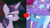 Size: 1280x720 | Tagged: safe, edit, edited screencap, screencap, mean twilight sparkle, trixie, alicorn, pony, unicorn, g4, my little pony: friendship is magic, no second prances, the mean 6, bedroom eyes, female, heart, lesbian, mare, ship:mean twixie, ship:twixie, shipping, shipping domino