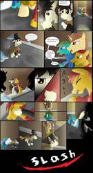 Size: 658x1215 | Tagged: safe, artist:mr100dragon100, pony, comic, dr jekyll and mr hyde