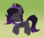 Size: 1673x1429 | Tagged: safe, artist:wilshirewolf, oc, oc:blackmour, bat pony, original species, plush pony, bat pony oc, clothes, dyed mane, dyed tail, hat, male, plushie, solo, stallion, trap