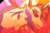 Size: 1181x787 | Tagged: safe, artist:burgeroise, daybreaker, princess celestia, pony, g4, close-up, duality, fangs, looking at each other, slit pupils, temptation