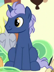 Size: 199x264 | Tagged: safe, screencap, midnight snack (g4), pony, unicorn, g4, the last problem, background pony, cropped, friendship student, male, sitting, smiling, solo focus, stallion