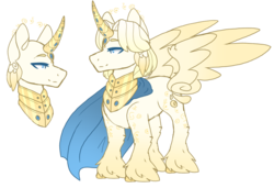 Size: 1009x689 | Tagged: safe, artist:its-sweet-berry, oc, oc only, oc:prince charm, alicorn, original species, pony, floating wings, male, simple background, solo, stallion, transparent background, wing ears, wings