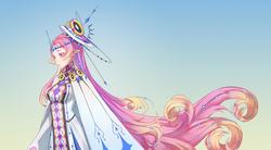 Size: 3968x2195 | Tagged: safe, artist:animesoul, princess cadance, human, g4, clothes, crown, dress, elf ears, female, high res, humanized, jewelry, regalia, solo
