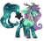 Size: 1900x1800 | Tagged: safe, artist:jagga-chan, oc, oc only, oc:cosmos, original species, colored hooves, male, simple background, solo, starry eyes, starry tail, transparent background, wingding eyes