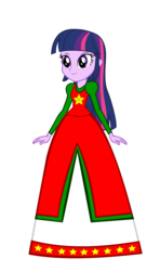 Size: 550x930 | Tagged: safe, artist:cartoonmasterv3, twilight sparkle, alicorn, human, equestria girls, g4, christmas, clothes, female, holiday, humanized, long skirt, simple background, skirt, solo, transparent background, twilight sparkle (alicorn), vector