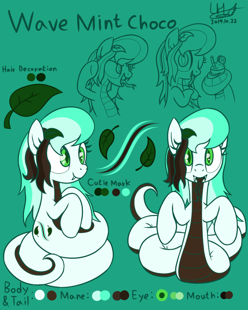 #2216833 - safe, artist:livehotsun, oc, oc only, oc:wave mint choco ...