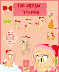 Size: 1024x1234 | Tagged: safe, artist:talentspark, oc, oc only, oc:ice-cream topping, pegasus, pony, equestria girls, g4, baby, baby pony, female, filly, mare, reference sheet, solo