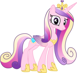 Size: 2580x2467 | Tagged: dead source, safe, artist:a01421, princess cadance, alicorn, pony, g4, female, high res, mare, simple background, solo, transparent background, vector