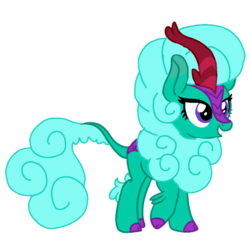 Size: 1076x1080 | Tagged: safe, artist:徐詩珮, glitter drops, kirin, g4, my little pony: the movie, sounds of silence, kirin glitter drops, kirin-ified, simple background, solo, species swap, transparent background
