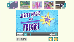 Size: 1920x1080 | Tagged: safe, screencap, spike, spike the regular dog, dog, equestria girls, g4, my little pony equestria girls: better together, street magic with trixie, title card