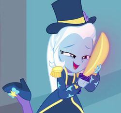 Size: 1153x1079 | Tagged: safe, screencap, trixie, equestria girls, equestria girls series, g4, street magic with trixie, spoiler:eqg series (season 2), cropped, female, high heels, shoes, solo
