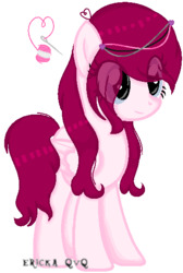 Size: 375x558 | Tagged: safe, artist:galaxie-chan, oc, oc only, oc:paisley wishes, pegasus, pony, female, mare, simple background, solo, transparent background