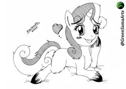 Size: 1754x1240 | Tagged: safe, artist:greensamaarts, sweetie belle, pony, g4, female, solo