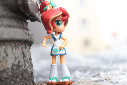 Size: 6000x4000 | Tagged: safe, artist:artofmagicpoland, sunset shimmer, equestria girls, g4, doll, equestria girls minis, eqventures of the minis, female, irl, photo, solo, sunset sushi, toy
