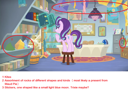 Size: 1020x766 | Tagged: safe, edit, edited screencap, screencap, starlight glimmer, pony, unicorn, g4, marks for effort, female, mare, solo, starlight's office