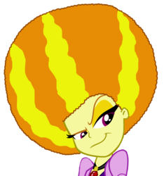 Size: 7114x7595 | Tagged: safe, artist:bigpurplemuppet99, artist:luckreza8, adagio dazzle, equestria girls, g4, absurd resolution, afro, alternate hairstyle