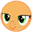 Size: 32x32 | Tagged: safe, applejack, pony, g4, bedroom eyes, emoticon, female, hatless, mlpforums, picture for breezies, smiling, solo