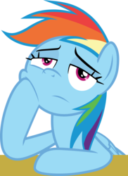 Size: 1582x2168 | Tagged: safe, artist:frownfactory, rainbow dash, pegasus, pony, the saddle row review, .svg available, bored, female, lidded eyes, mare, simple background, solo, svg, transparent background, vector, wings