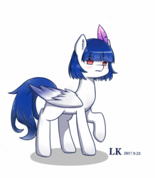 Size: 1083x1240 | Tagged: dead source, safe, artist:云观雾里, oc, oc only, pegasus, pony, female, mare, solo