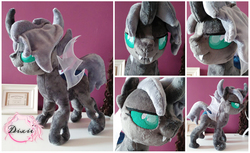 Size: 5894x3607 | Tagged: safe, artist:dixierarity, changeling, commission, handmade, irl, multiple views, photo, plushie