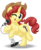 Size: 2820x3442 | Tagged: safe, artist:aleximusprime, oc, oc only, oc:eilemonty, pony, unicorn, cowboy hat, cutie mark, eilemonty, female, freckles, hat, high res, microphone, one eye closed, solo, wink