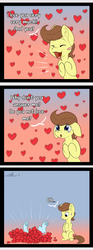 Size: 1000x2701 | Tagged: safe, artist:zobaloba, oc, oc only, oc:tomson, oc:unartic, pony, comic, floppy ears, funny, heart, lol, love, ych example, ych result