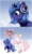 Size: 1280x2120 | Tagged: safe, artist:trickate, princess celestia, princess luna, alicorn, dragon, pony, g4, 2 panel comic, blush sticker, blushing, boots, breath, cewestia, cheek fluff, clothes, comic, crown, cute, cutelestia, duo, earmuffs, exclamation point, female, filly, jewelry, lunabetes, open mouth, pictogram, pink-mane celestia, profile, regalia, relatable, royal sisters, scarf, shoes, sisters, snow, speech bubble, winter, woona, younger