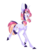 Size: 1494x1838 | Tagged: safe, artist:iheyyasyfox, oc, oc only, oc:astral moonlight, pony, unicorn, female, magical lesbian spawn, mare, offspring, parent:rainbow dash, parent:twilight sparkle, parents:twidash, simple background, solo, transparent background