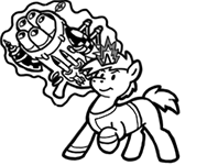 Size: 188x150 | Tagged: safe, artist:crazyperson, oc, oc only, pony, unicorn, fallout equestria, fallout equestria: commonwealth, black and white, clothes, fanfic, fanfic art, generic pony, glowing horn, grayscale, gun, hooves, horn, jumpsuit, levitation, magic, magic aura, male, monochrome, picture for breezies, pipbuck, raised hoof, simple background, solo, stallion, telekinesis, transparent background, vault suit, weapon
