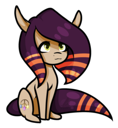 Size: 1024x1110 | Tagged: safe, artist:oneiria-fylakas, oc, oc only, oc:kitty sweetie, earth pony, pony, chibi, female, mare, simple background, sitting, solo, transparent background