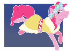 Size: 1280x914 | Tagged: safe, artist:niftykirin, pinkie pie, spirit of hearth's warming presents, earth pony, pony, a hearth's warming tail, g4, clothes, cute, diapinkes, female, solo
