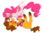 Size: 2048x1536 | Tagged: safe, artist:summer-cascades, cheese sandwich, pinkie pie, earth pony, pegasus, pony, g4, blushing, boop, clothes, female, flying, g5 concept leak style, g5 concept leaks, hawaiian shirt, looking at each other, male, mare, noseboop, on back, pinkie pie (g5 concept leak), scrunchy face, ship:cheesepie, shipping, shirt, simple background, smiling, stallion, straight, transparent background