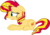 Size: 6950x4934 | Tagged: safe, artist:elsia-pony, sunset shimmer, pony, unicorn, g4, absurd resolution, crying, floppy ears, lying down, open mouth, prone, sad, solo