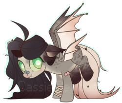 Size: 3032x2560 | Tagged: safe, artist:gengar03, oc, oc only, oc:willow, bat pony, pony, base used, female, high res, mare, simple background, solo, transparent background