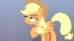 Size: 1280x720 | Tagged: safe, screencap, applejack, earth pony, pony, g4, interseason shorts, teacher of the month (episode), female, mare, solo