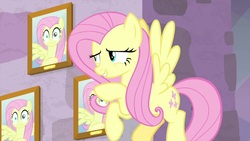 Size: 1280x720 | Tagged: safe, screencap, fluttershy, pegasus, pony, g4, interseason shorts, teacher of the month (episode), smiling